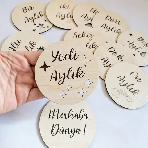 Atölyemizden ahşap dekor örneği – hoş geldin bebek
