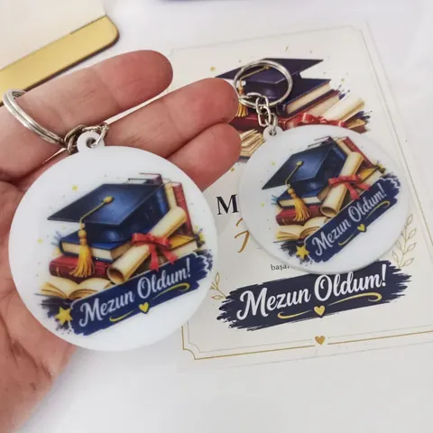 Mezuniyet – anahtarlık – mezuniyet