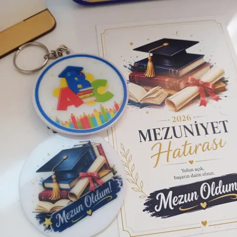 Mezuniyet – anahtarlık – mezuniyet