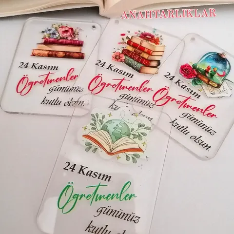 Öğretmenler Günü – anahtarlık – öğretmenler günü ve karne