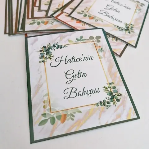 Nikah şekeri – çikolata ve kart – nikah ve düğün
