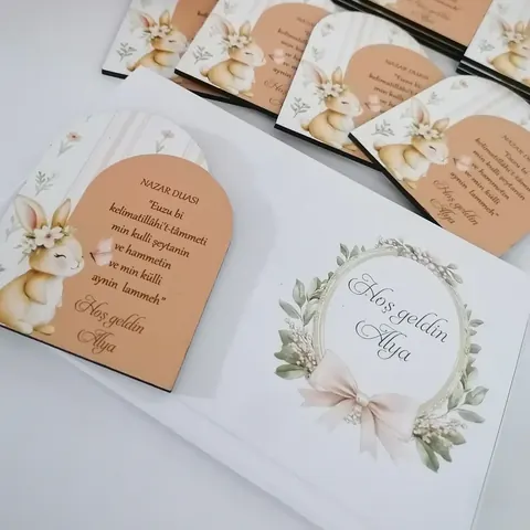 Ayetel Kürsi hediyelik – dua ve ayet – hoş geldin bebek