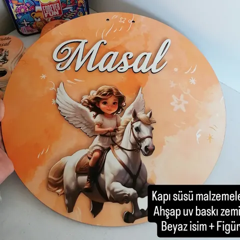 Kız bebek kapı süsü – kapı süsü – hoş geldin bebek
