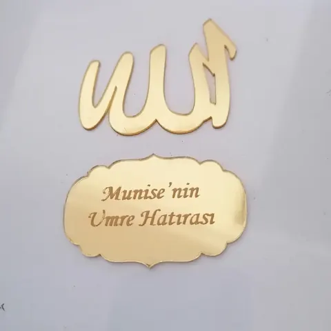 Atölyemizden pleksi etiket örneği – dini gün