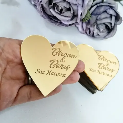 Nikah şekeri – pleksi etiket – söz ve nişan