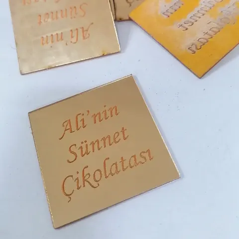 Sünnet hediyelikleri – pleksi etiket – sünnet